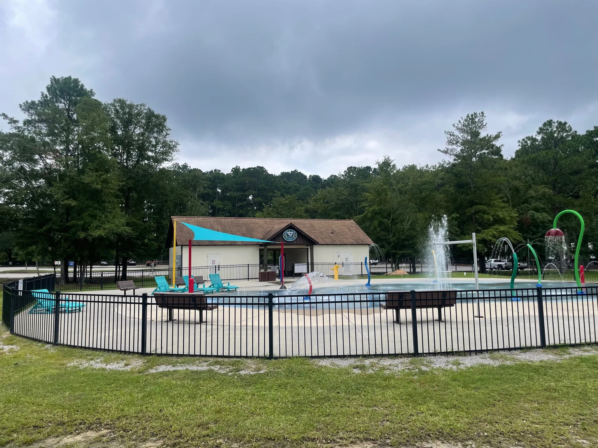 Splash pad at Sesquisentennial State Park