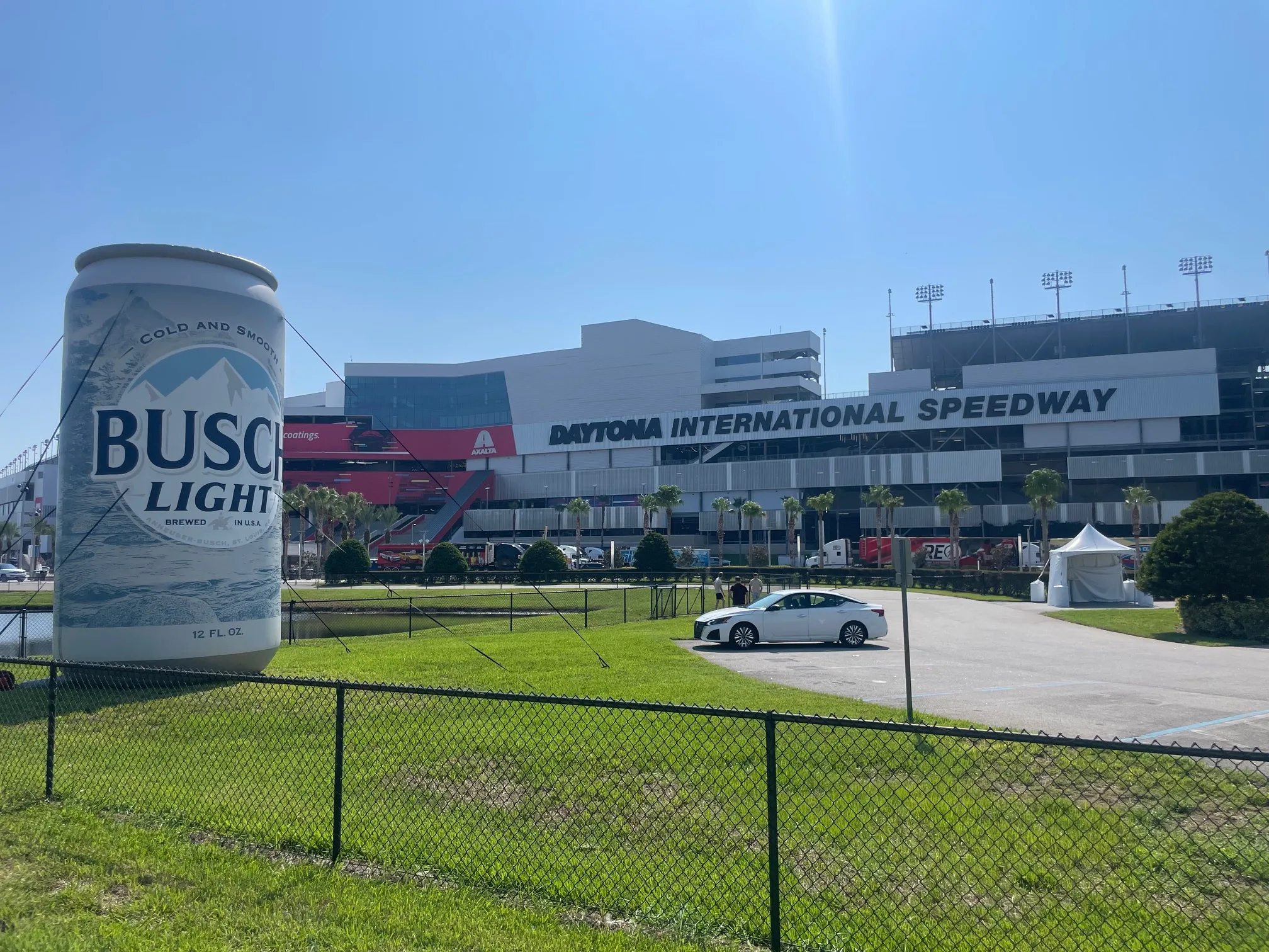 Across the street from Daytona International Speedway