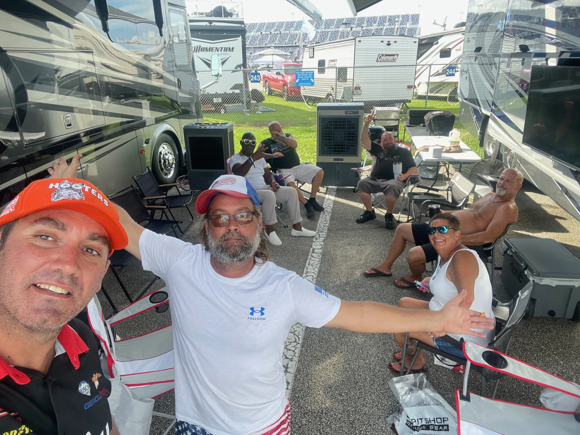 Some of favorite people. Pre race