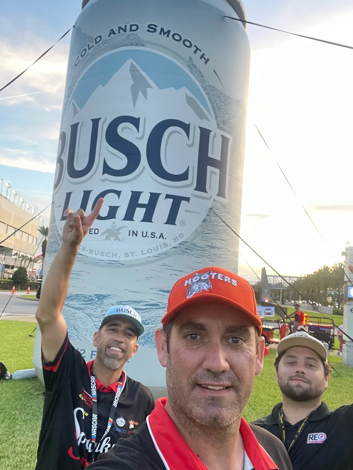 Got the Busch Light inflatable up and running again