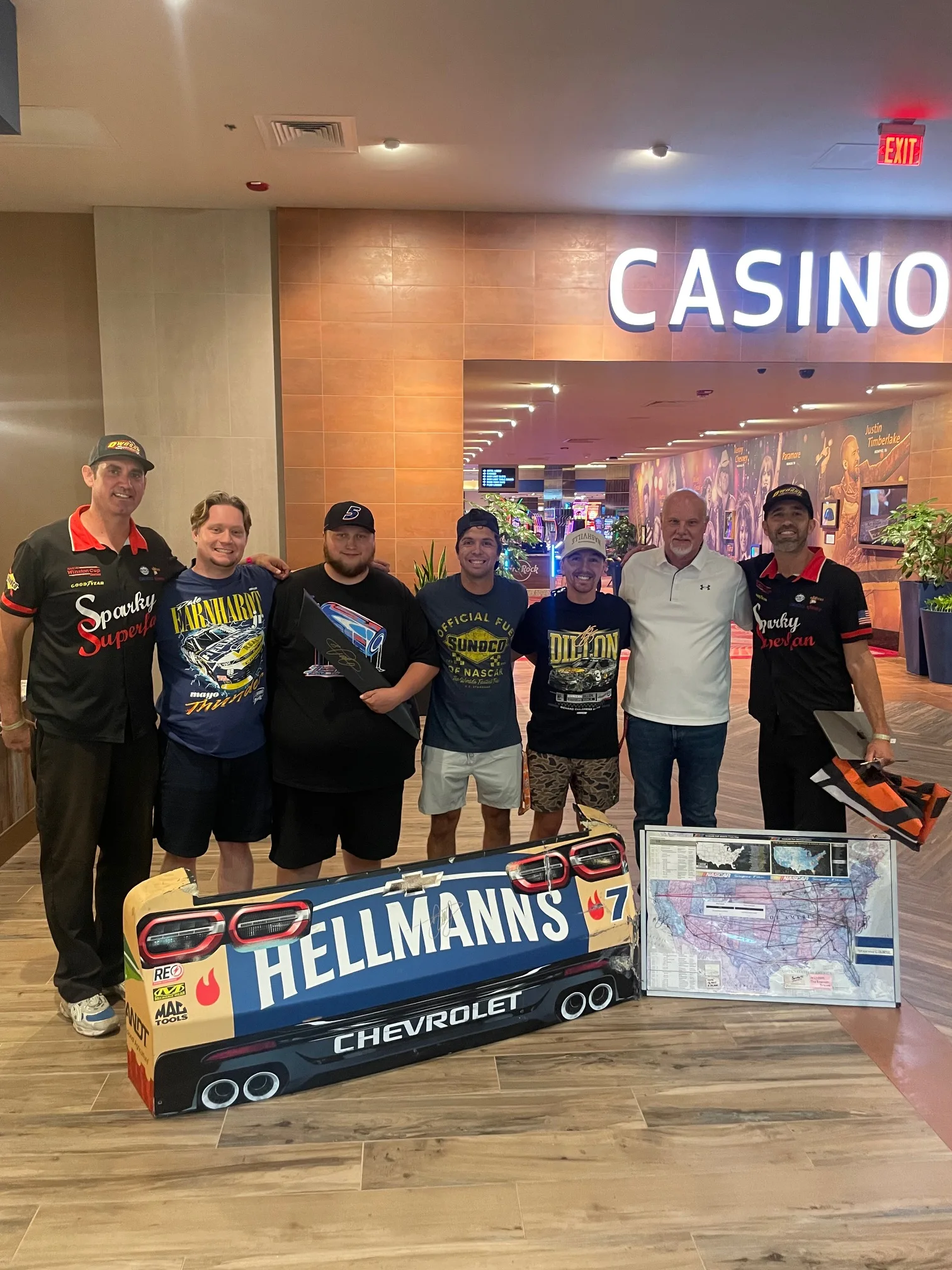 Met some new friends for life at the Dale Jr. appearance
