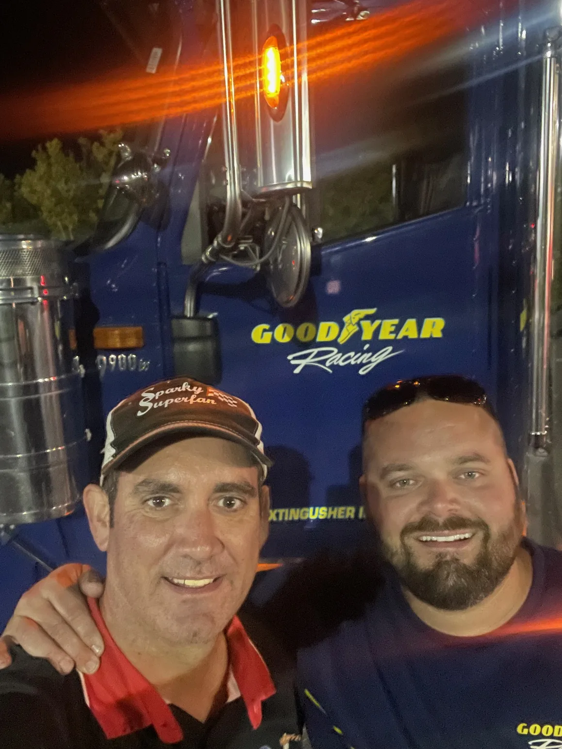 Caught up with Randy after the race