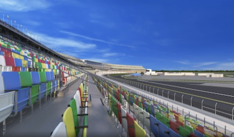 Grandstands: Section 120 between Turn 4 and Finish Line